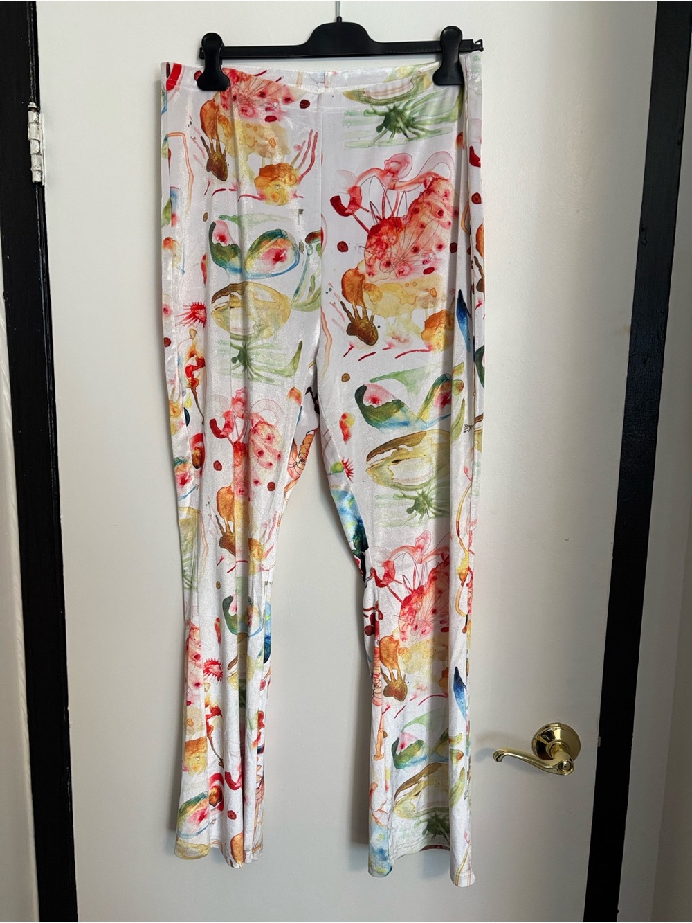 Fashion brand company leggings - ‘nightmare stains’ fabric